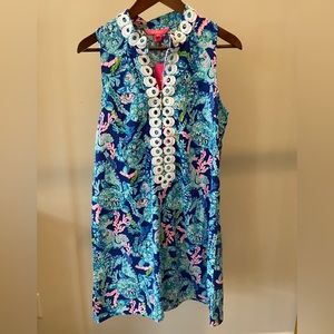 Lilly Pulitzer Jane Shift Dress in Corsica Blue